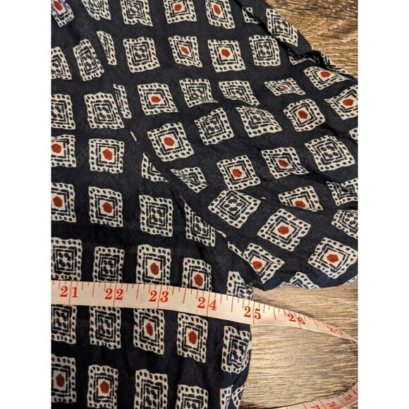 Hippie Laundry Tunic Top 2X Boho Beachy Navy Blue - Picture 10 of 10